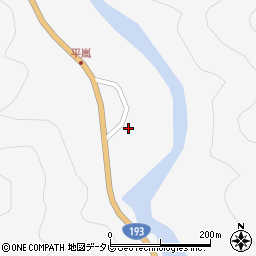 徳島県海部郡海陽町小川三ケ尻周辺の地図