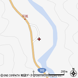 徳島県海陽町（海部郡）小川（三ケ尻）周辺の地図
