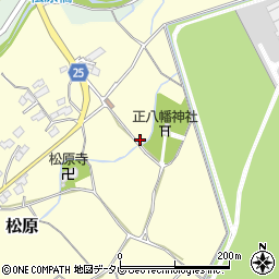 福岡県行橋市松原周辺の地図
