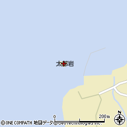 太郎岩周辺の地図