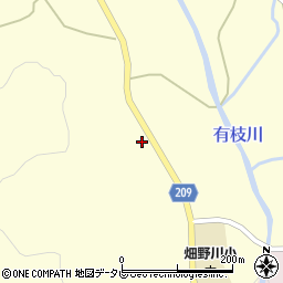 愛媛県上浮穴郡久万高原町上畑野川甲-394周辺の地図