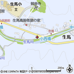 和歌山県西牟婁郡上富田町生馬2014周辺の地図