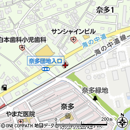福岡奈多郵便局周辺の地図