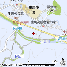 和歌山県西牟婁郡上富田町生馬1953周辺の地図