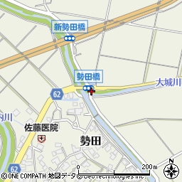 勢田橋周辺の地図