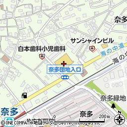 博文舎クリーニングサニー奈多店周辺の地図