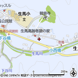 和歌山県西牟婁郡上富田町生馬1998周辺の地図