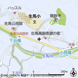 和歌山県西牟婁郡上富田町生馬1948周辺の地図