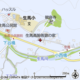 和歌山県西牟婁郡上富田町生馬1966周辺の地図