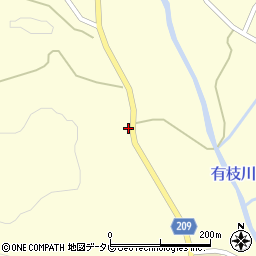 愛媛県上浮穴郡久万高原町上畑野川甲-135周辺の地図