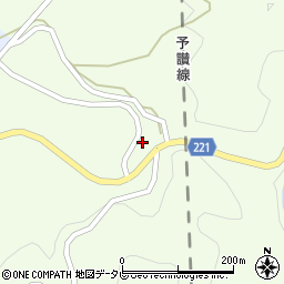 愛媛県伊予市中山町佐礼谷1174周辺の地図