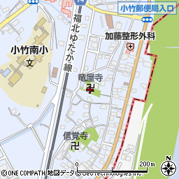 竜屋寺周辺の地図