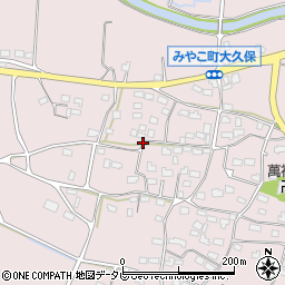 福岡県京都郡みやこ町勝山大久保周辺の地図