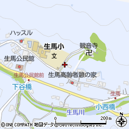 和歌山県西牟婁郡上富田町生馬1938周辺の地図