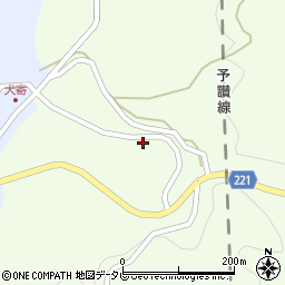 愛媛県伊予市中山町佐礼谷1190-2周辺の地図