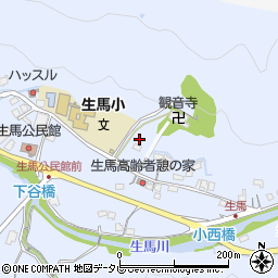 和歌山県西牟婁郡上富田町生馬1936周辺の地図