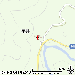 徳島県海部郡海陽町平井平井周辺の地図