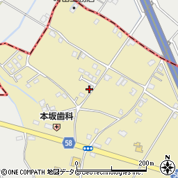 福岡県京都郡みやこ町国作582-10周辺の地図