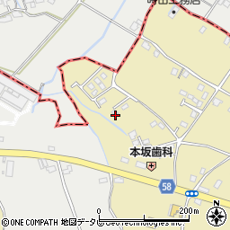 福岡県京都郡みやこ町国作594-14周辺の地図