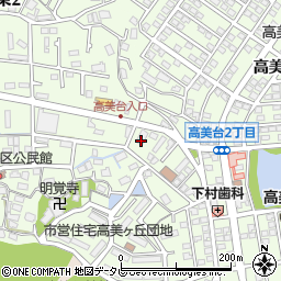 久芳園芸店周辺の地図