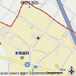福岡県京都郡みやこ町国作582-2周辺の地図