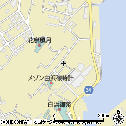 和歌山県西牟婁郡白浜町3750-4周辺の地図