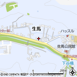 和歌山県西牟婁郡上富田町生馬1684周辺の地図