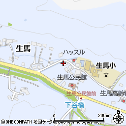 和歌山県西牟婁郡上富田町生馬1717周辺の地図