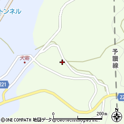 愛媛県伊予市中山町佐礼谷1220周辺の地図
