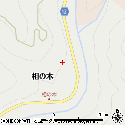 愛媛県上浮穴郡久万高原町相の木500周辺の地図