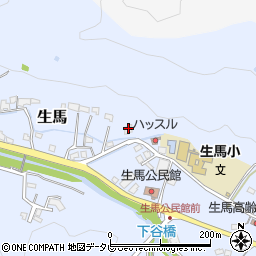 和歌山県西牟婁郡上富田町生馬1705周辺の地図