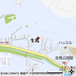 和歌山県西牟婁郡上富田町生馬1675周辺の地図