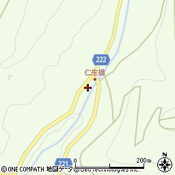 愛媛県伊予市中山町佐礼谷丙-951周辺の地図