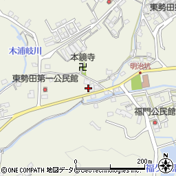 福岡県飯塚市勢田374-1周辺の地図