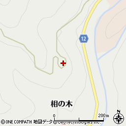 愛媛県上浮穴郡久万高原町相の木562周辺の地図