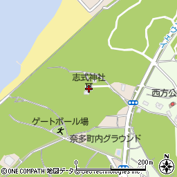 志式神社周辺の地図