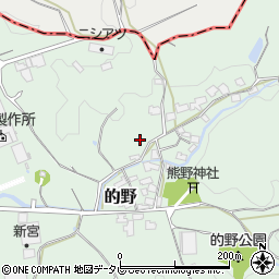 福岡県糟屋郡新宮町的野周辺の地図