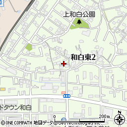 福岡県福岡市東区和白東周辺の地図