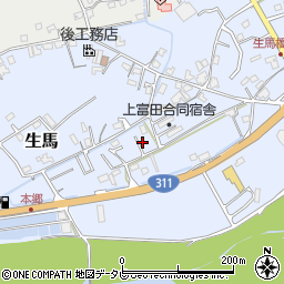 和歌山県西牟婁郡上富田町生馬677周辺の地図