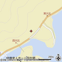 高知県香美市物部町大栃593周辺の地図