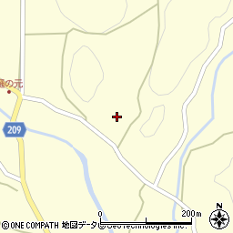 愛媛県上浮穴郡久万高原町上畑野川甲-816周辺の地図