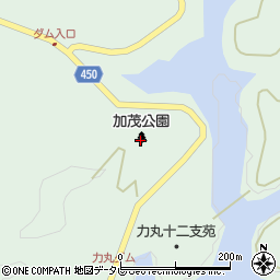 加茂公園周辺の地図