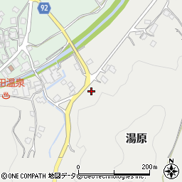 福岡県宮若市湯原周辺の地図