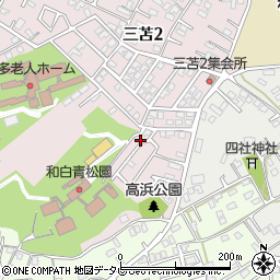 三苫2号公園周辺の地図