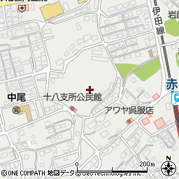 福岡県田川郡福智町赤池周辺の地図