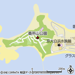 番所山公園周辺の地図