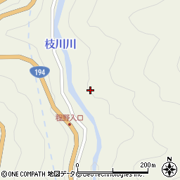 枝川川周辺の地図