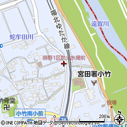 勝野1区防火水槽前周辺の地図