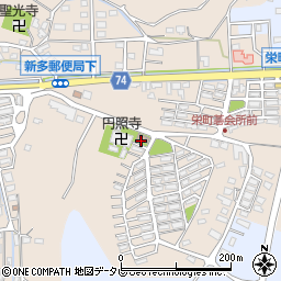 栄町区集会所周辺の地図