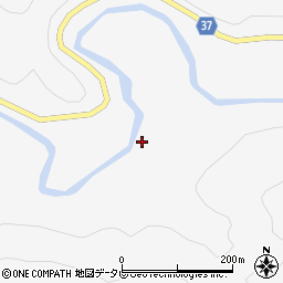 徳島県海部郡海陽町小川長瀬周辺の地図